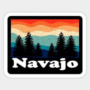 Vintage Navajo Colorado Forest Camping Sticker